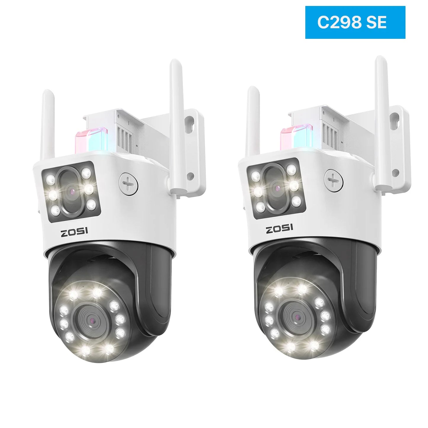 ZOSI C298 Max 4K 8MP Caméra de sécurité extérieure WiFi PTZ