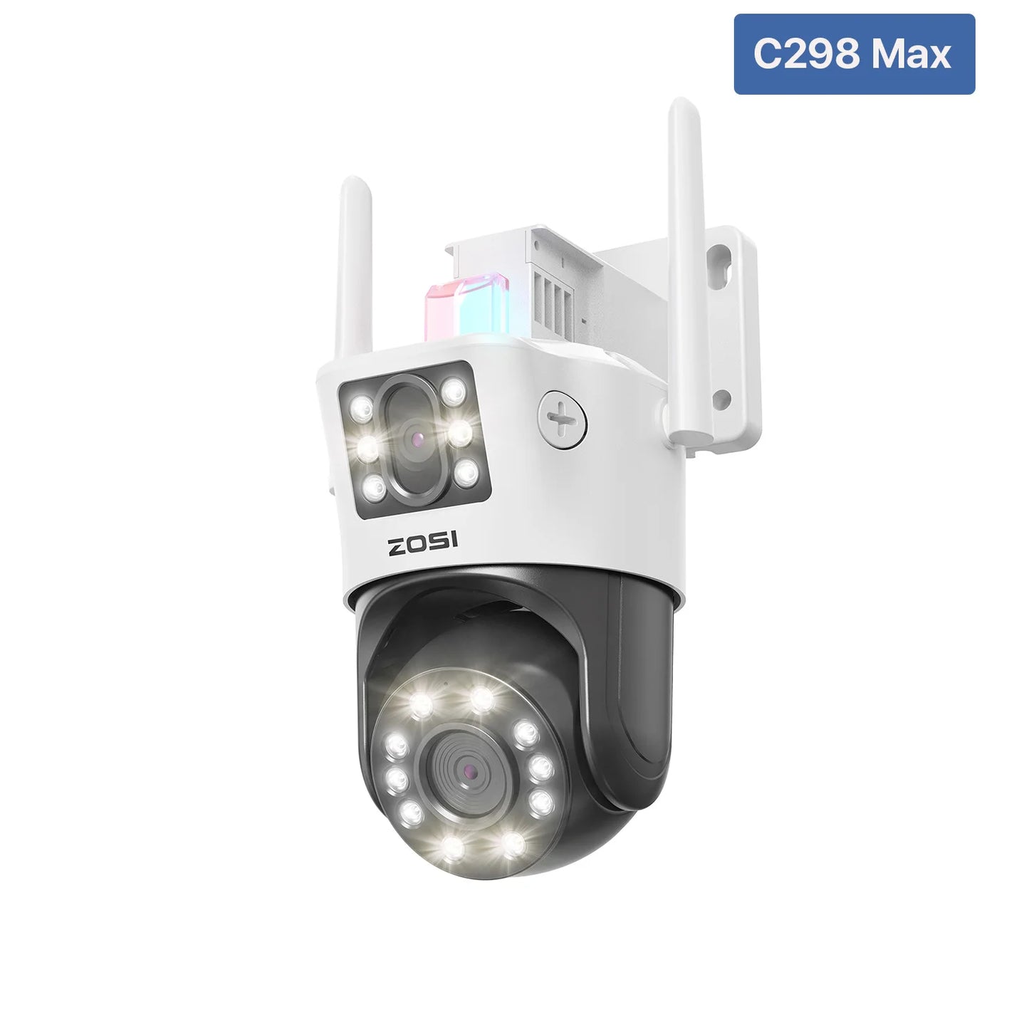 ZOSI C298 Max 4K 8MP Caméra de sécurité extérieure WiFi PTZ